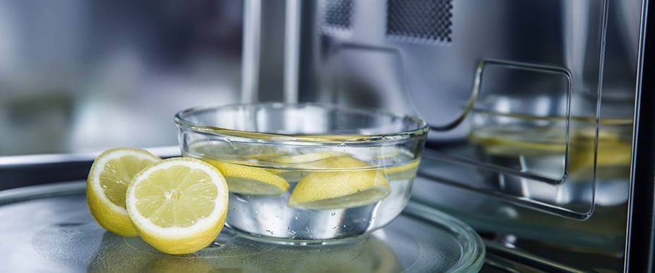 steam clean with lemon